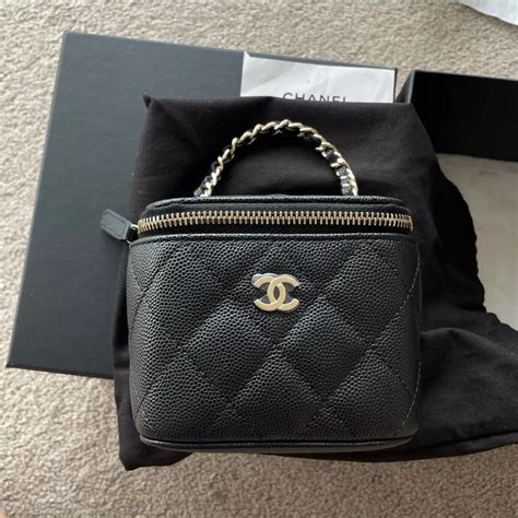 chanel mini vanity case review|Chanel vanity bag 2020.